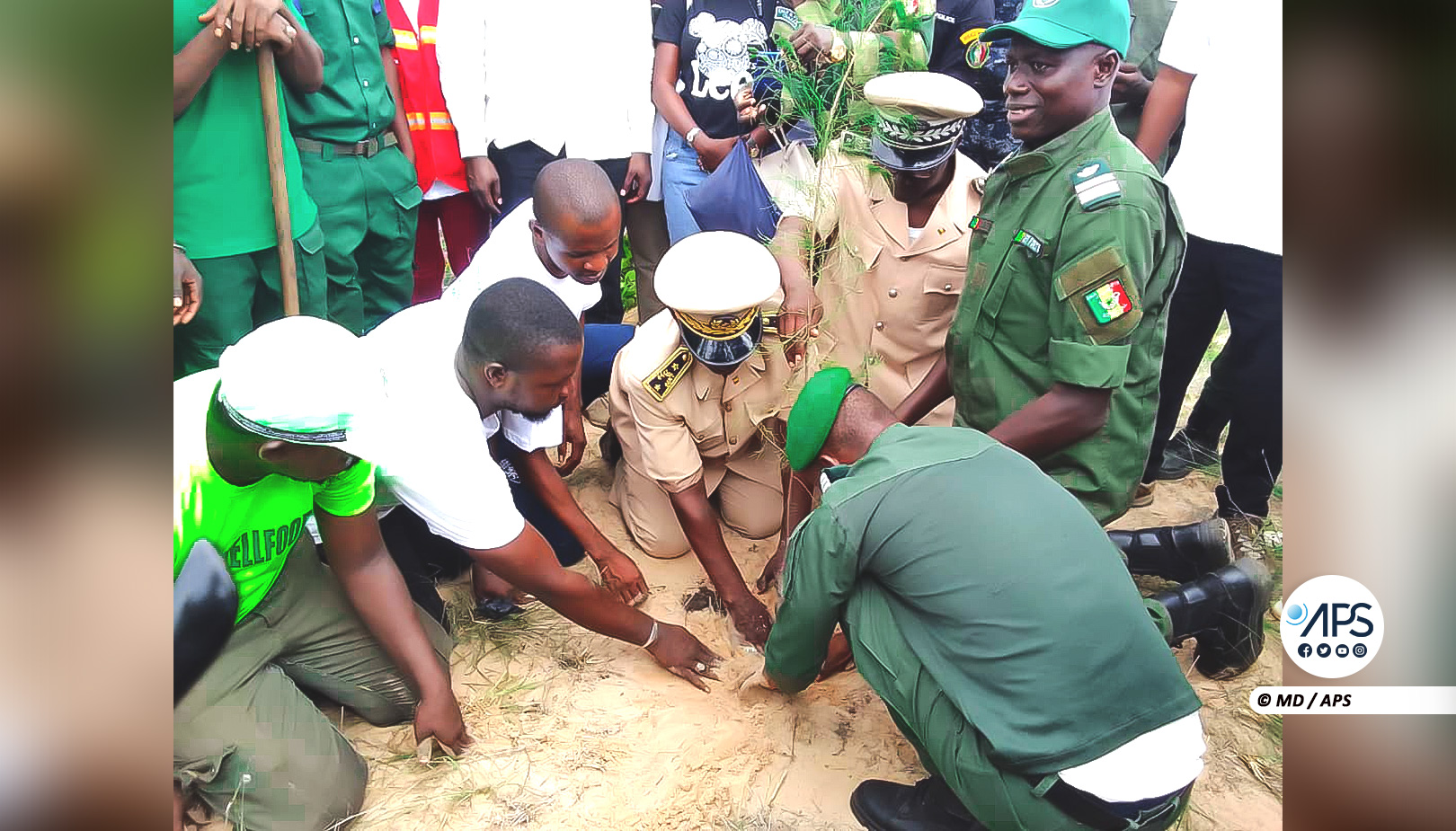 Senegal Collectivite Environnement Ziguinchor Un Camp De