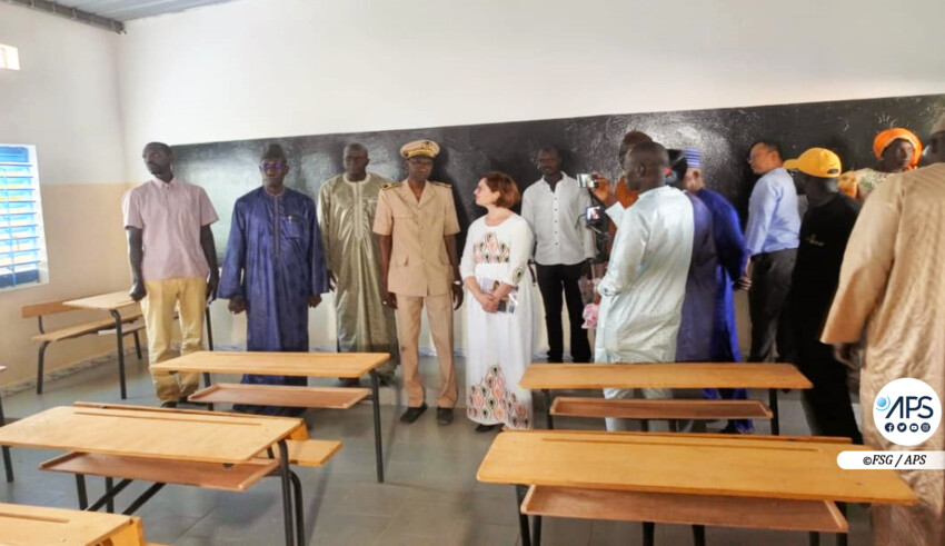 Senegal Education Infrastructures Tivaouane Deux Salles De Classe