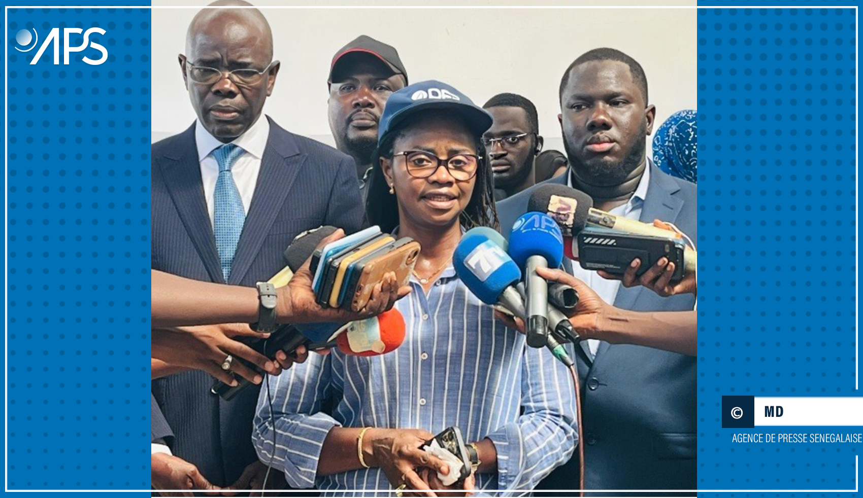 SENEGAL PECHE EQUIPEMENT Sept pirogues en fibre de verre remises à