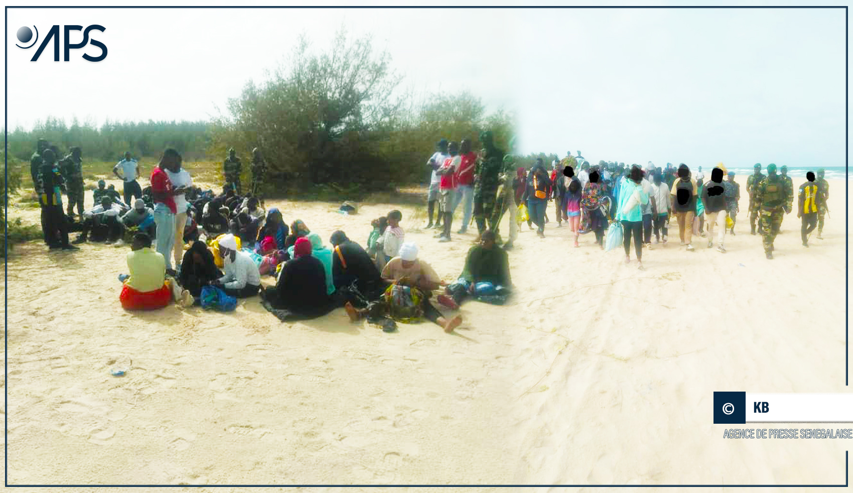 SENEGAL MIGRATION DIVERS Saint Louis 57 candidats à lémigration