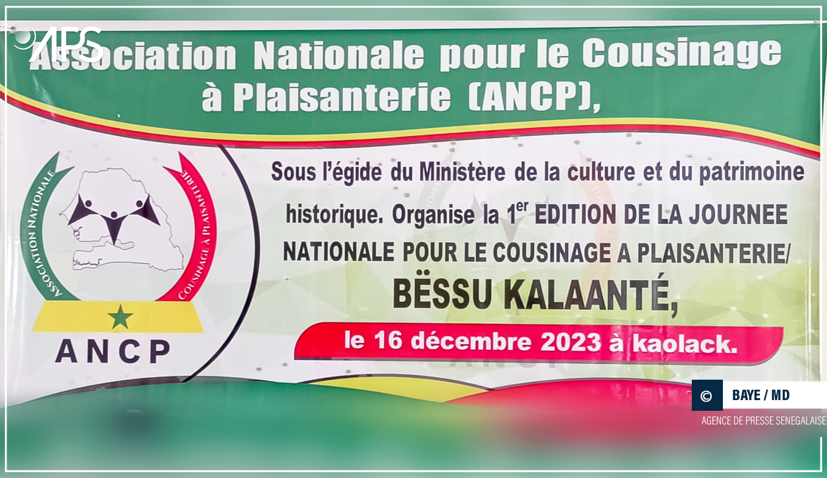 SENEGAL-CULTURE/PLAIDOYER / Kaolack : vers l'organisation de la 1ère  Journée nationale du cousinage à plaisanterie - Agence de presse sénégalaise  - APS