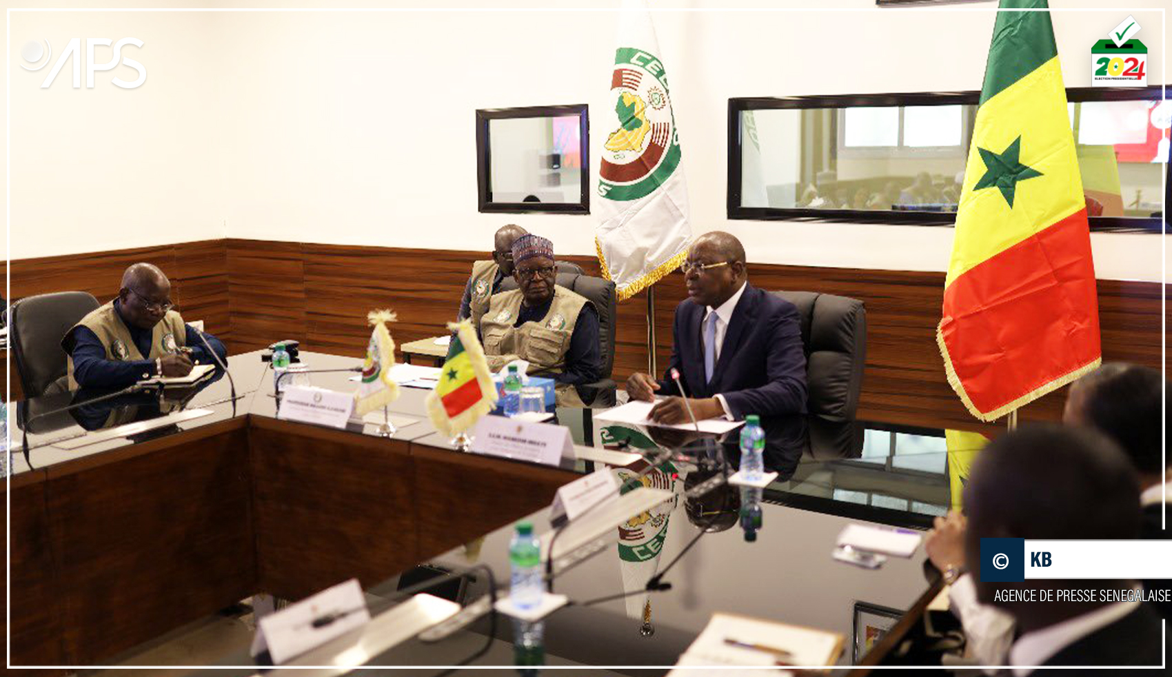 SENEGAL-AFRIQUE-POLITIQUE / Des observateurs électoraux de la Cedeao reçus  au ministère des Affaires étrangères - Agence de presse sénégalaise - APS