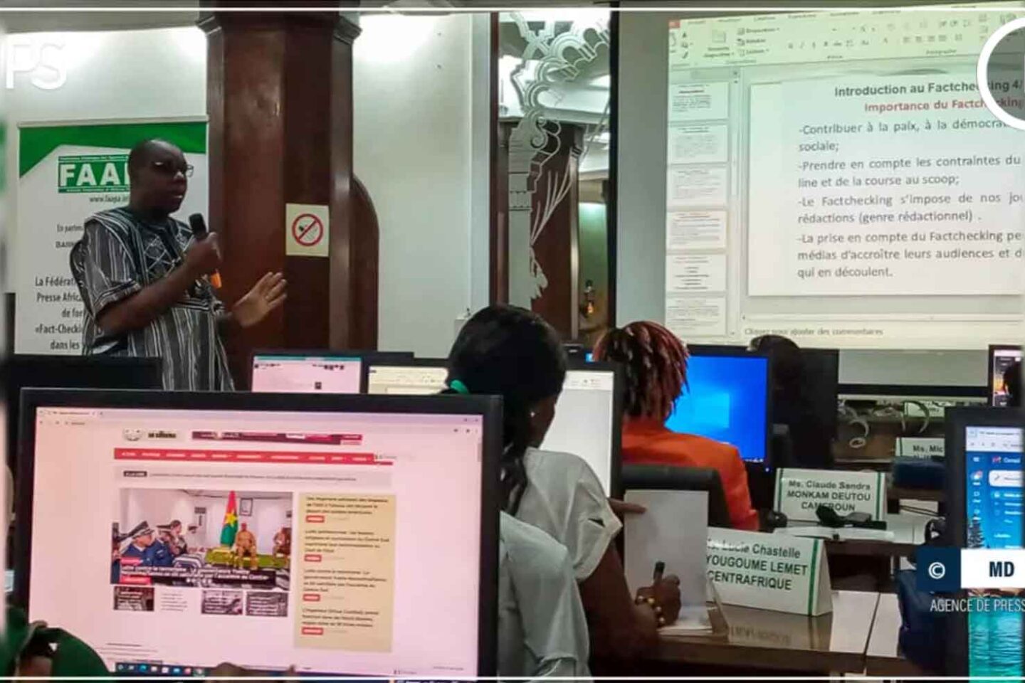 Un journaliste burkinabè évoque les enjeux du fact-cheking