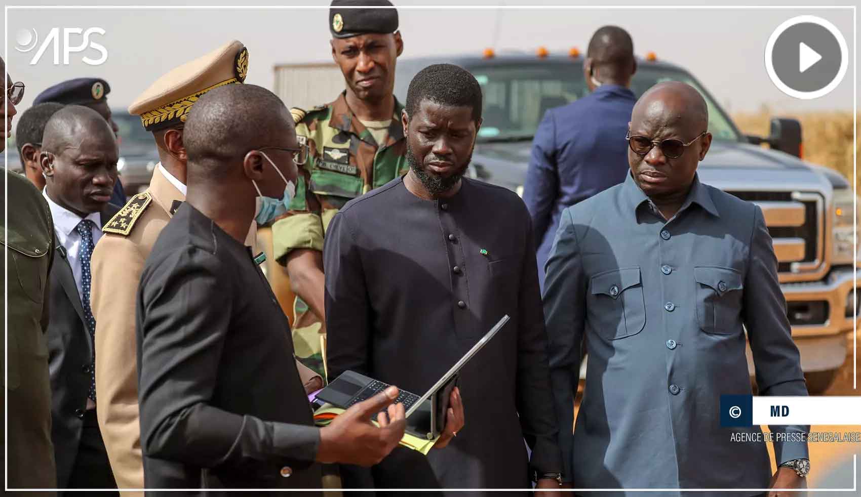 Visite surprise du président Bassirou Diomaye Faye sur le site de Mbour 4