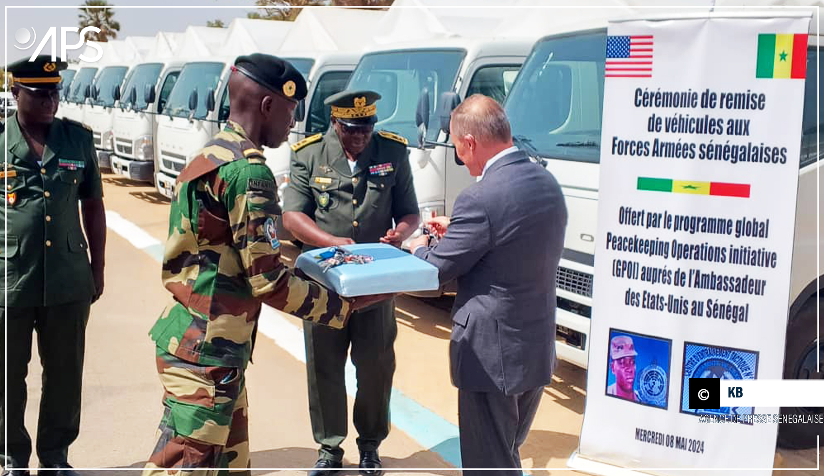 Maintien de la paix : 30 véhicules des Etats-Unis aux centres d’entraînement tactiques sénégalais