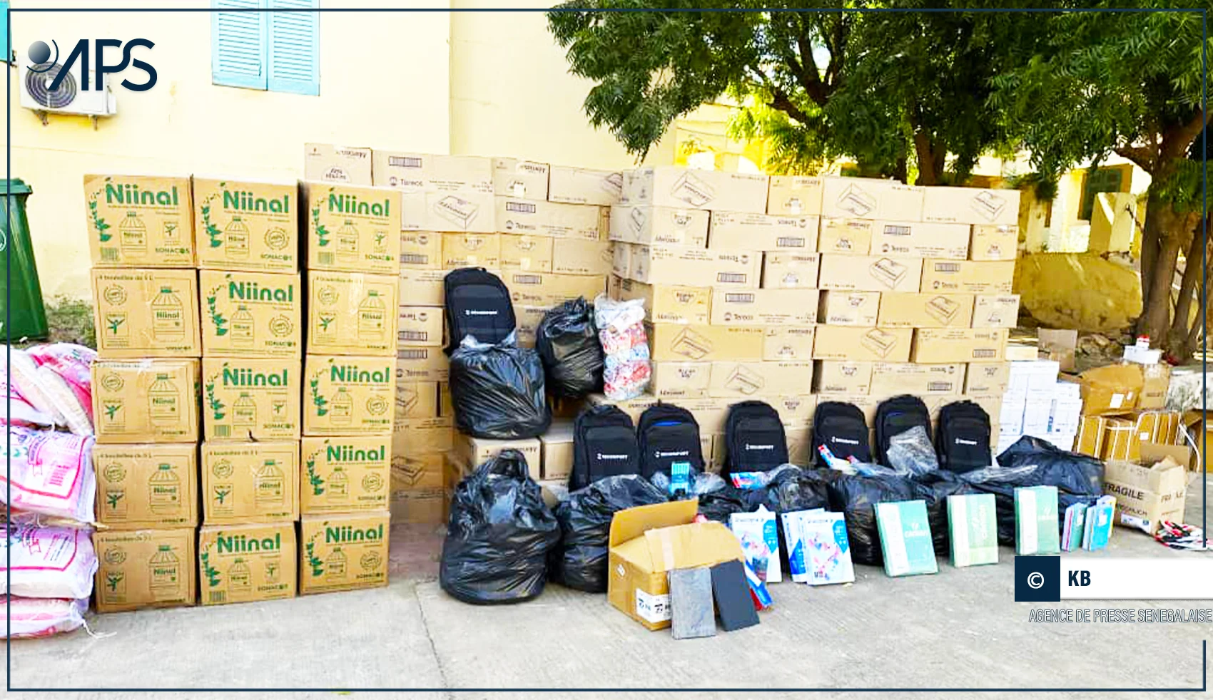 Bakel: Securiport offre des kits scolaires et alimentaires aux sinistrés