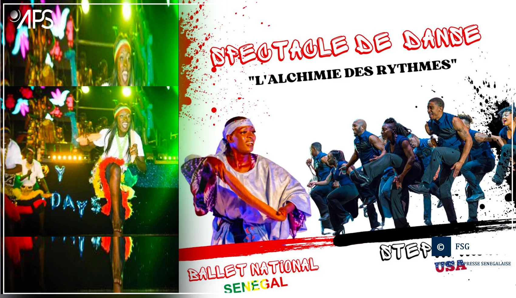 Le groupe américain Step Africa! et le ballet La Linguère offrent un spectacle de danse