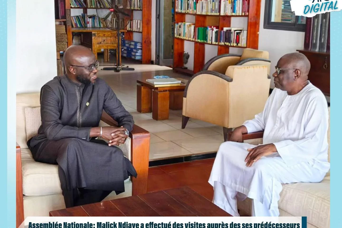 Assemblée nationale : Malick Ndiaye a rendu visite à ses prédécesseurs
