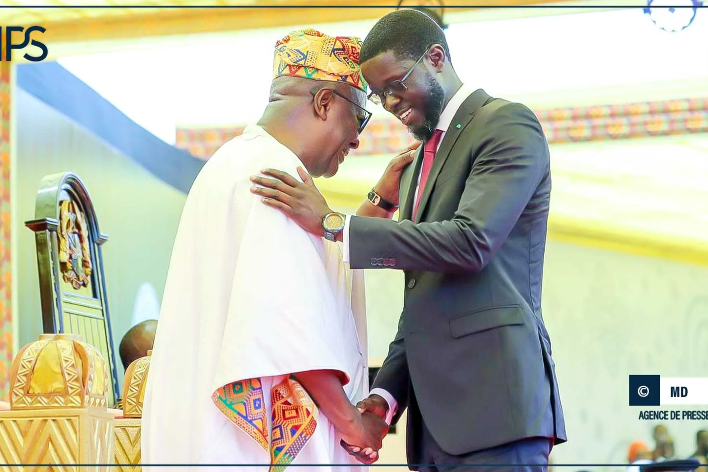 Bassirou Diomaye Faye a assisté à l’investiture de John Dramani Mahama