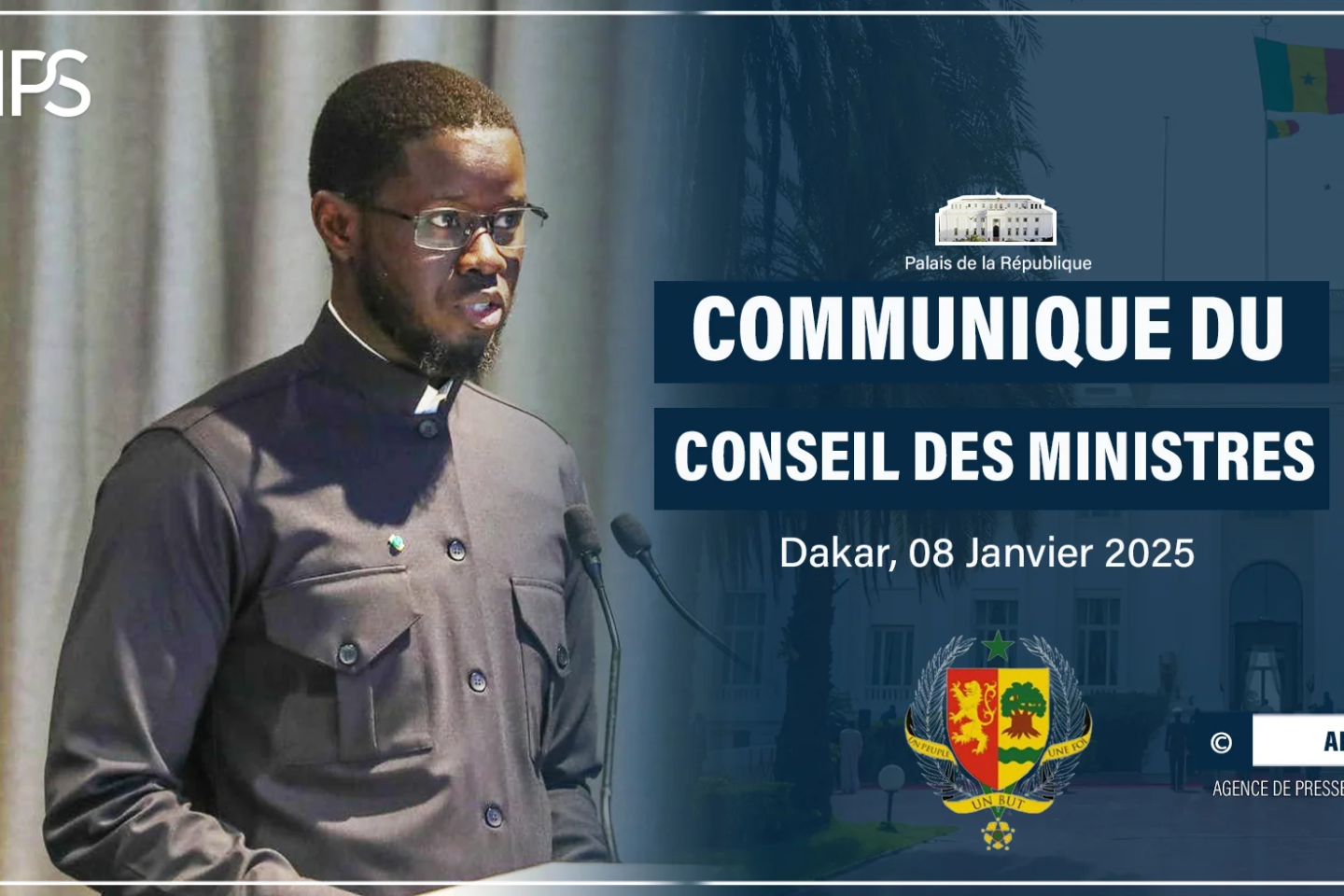 Le communiqué du Conseil des ministres du 8 janvier 2025