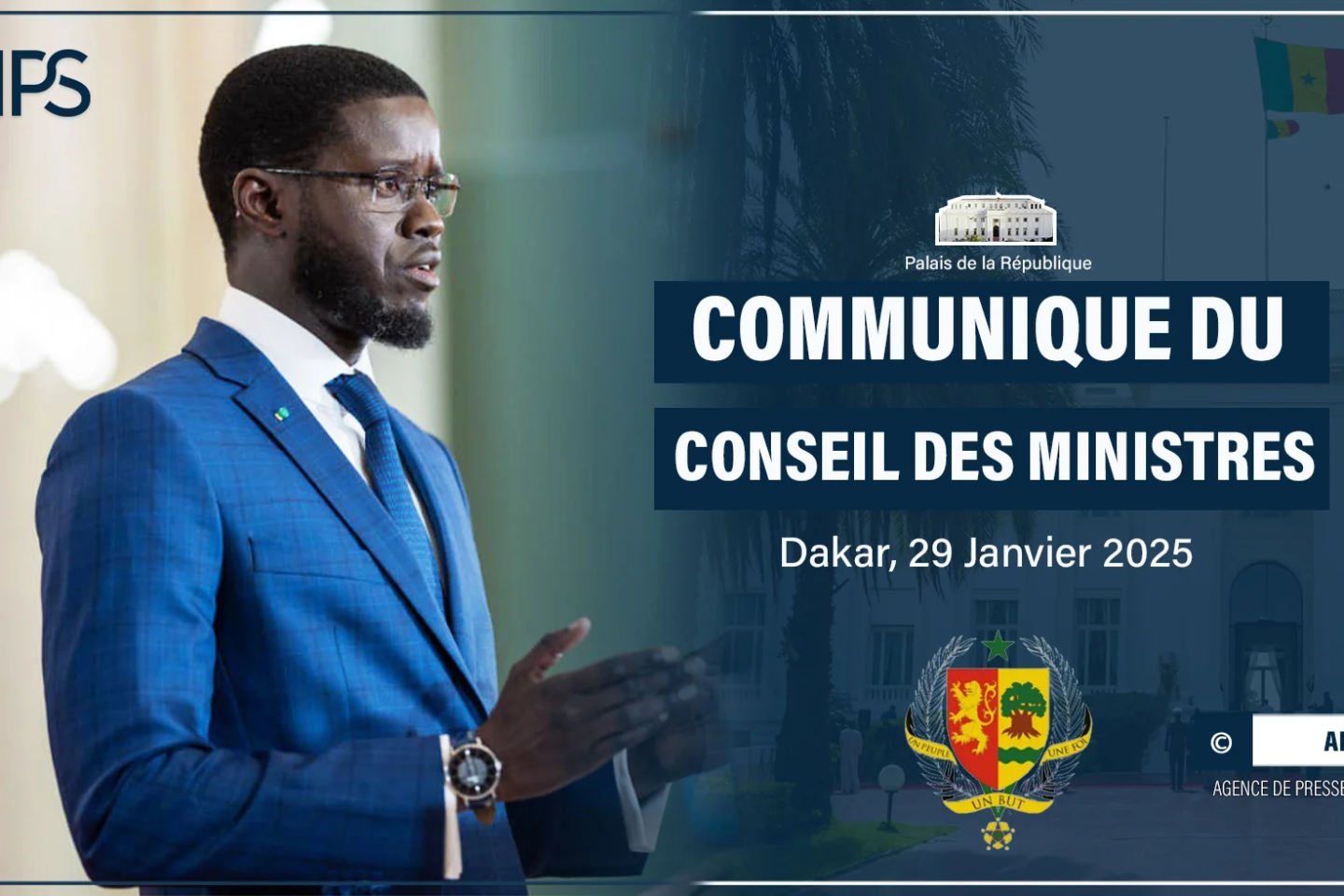 Le communiqué du Conseil des ministres du mercredi 29 janvier 2025