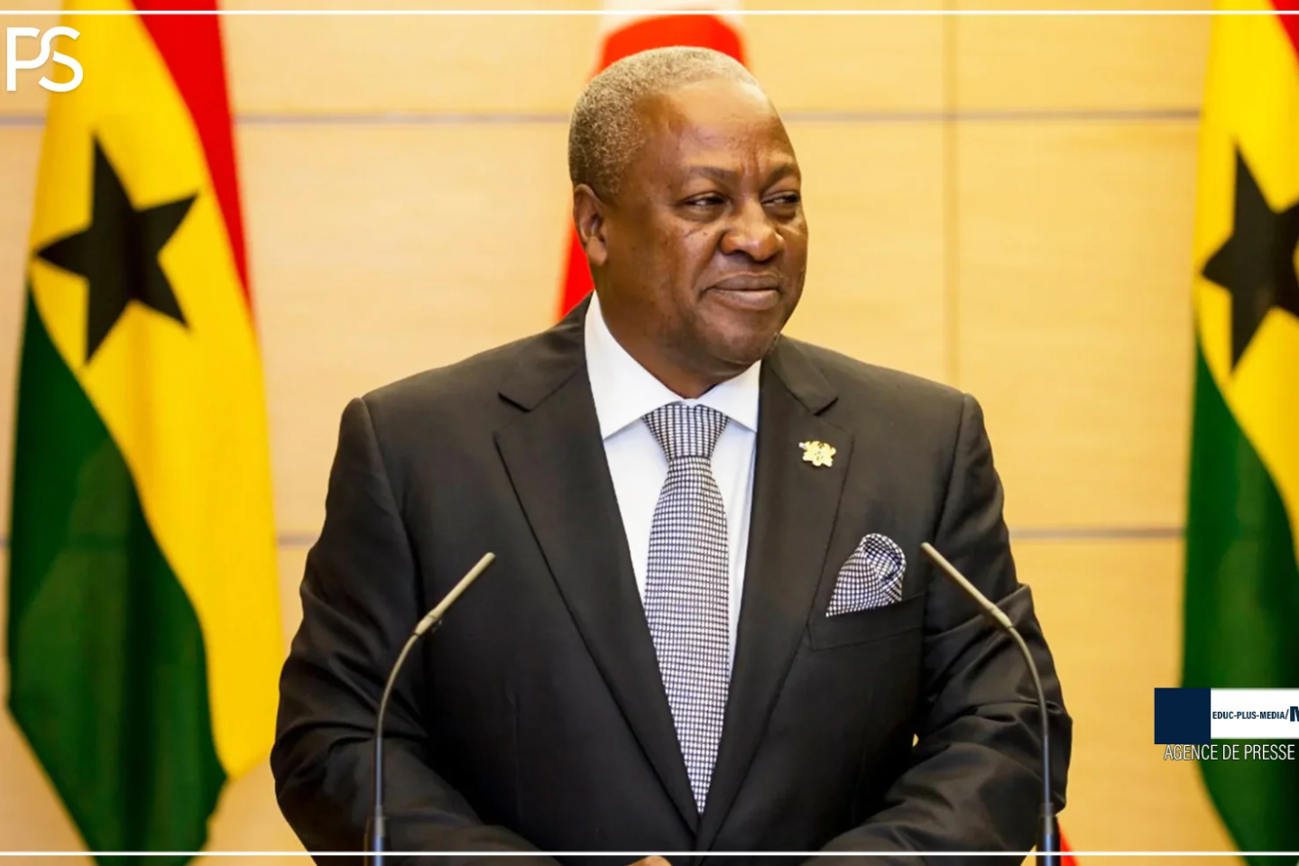 Le président ghanéen John Dramani Mahama attendu à Dakar cet après-midi