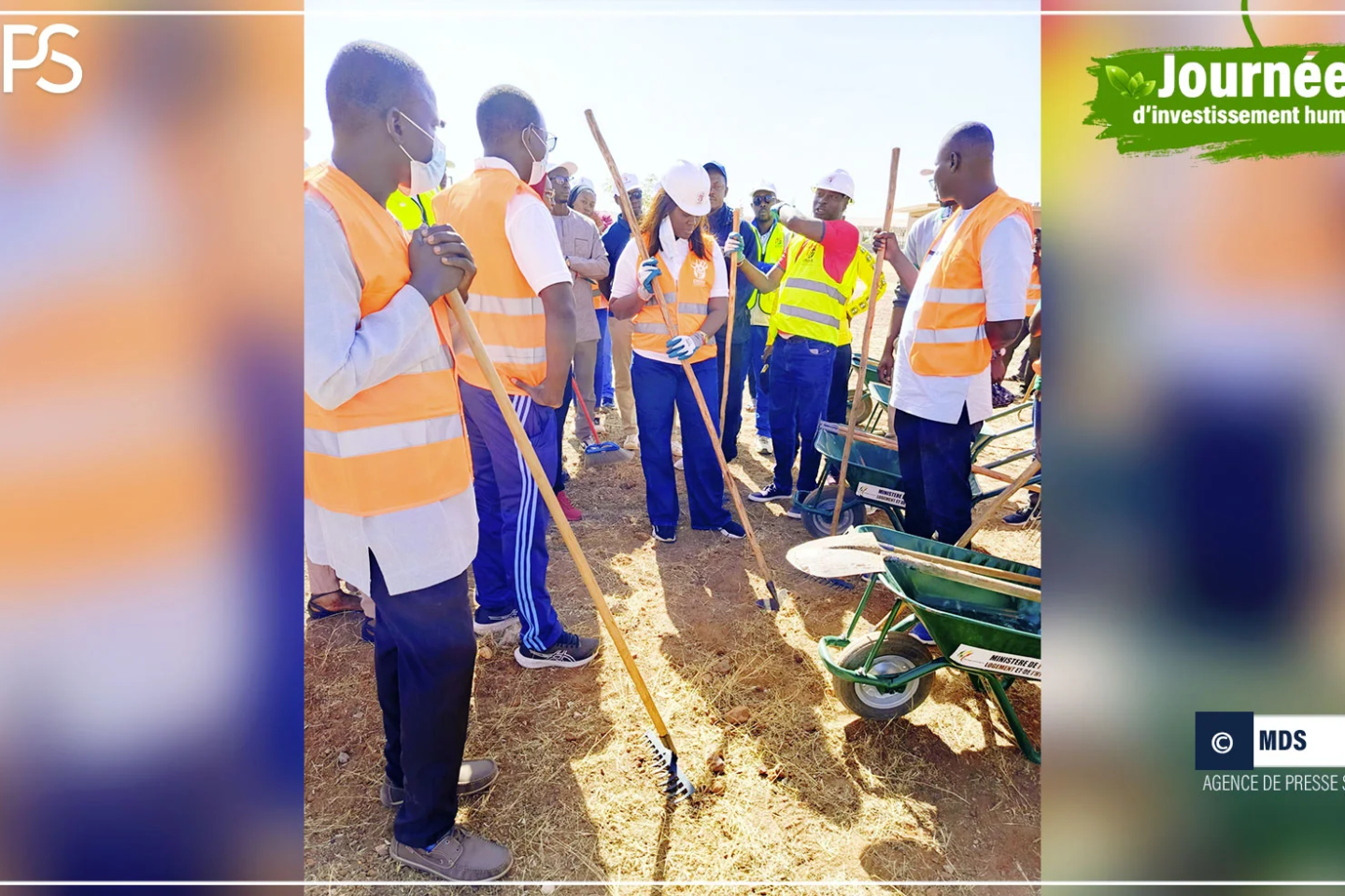 Journée de nettoiement à l’UAM de Diamniadio