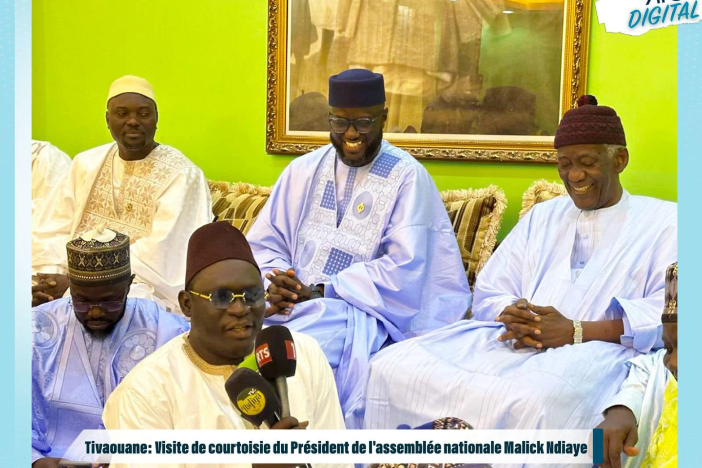 Tivaouane: Visite de courtoisie du Président de l’assemblée nationale El Malick Ndiaye
