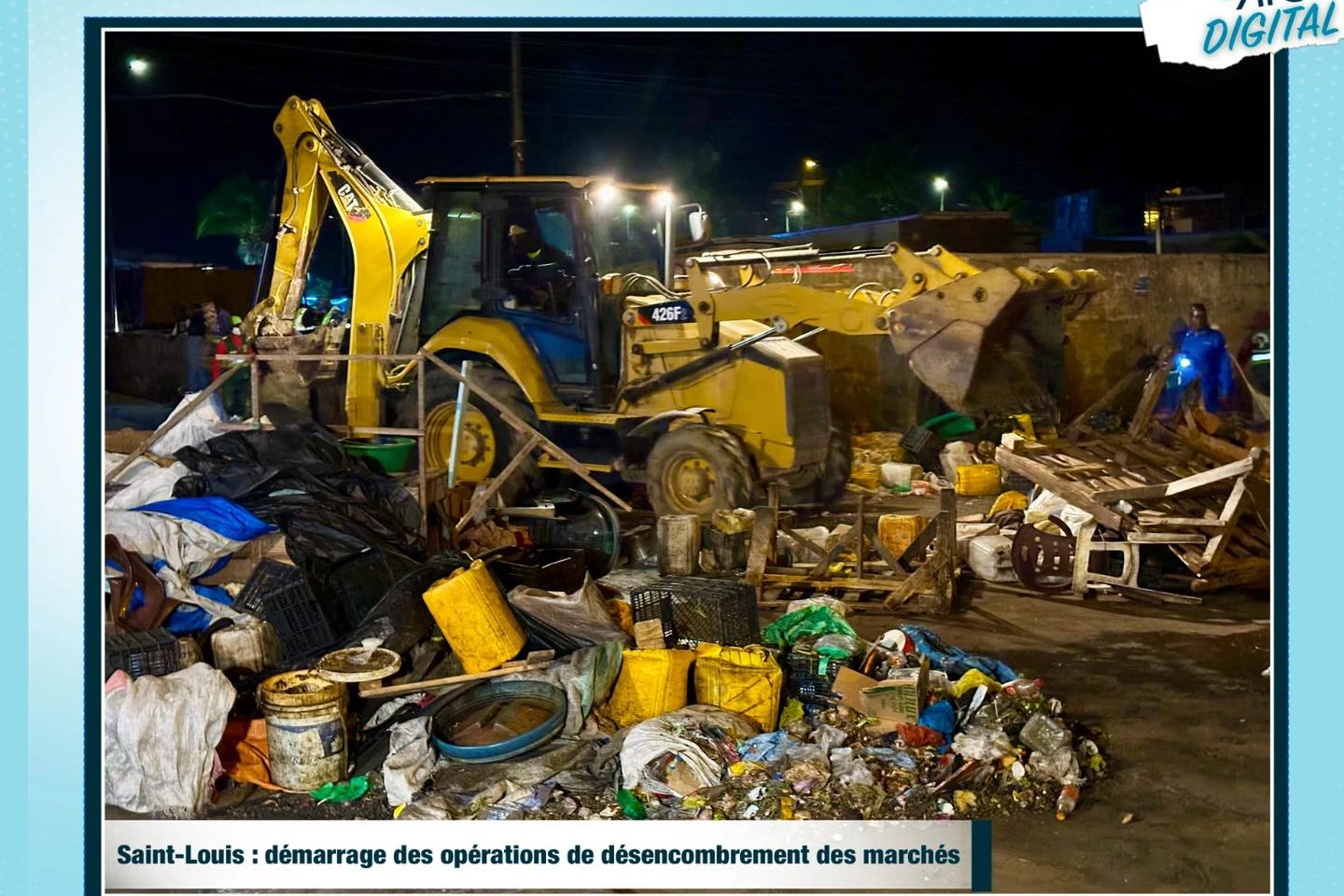 Saint-Louis : démarrage des opérations de désencombrement des marchés 