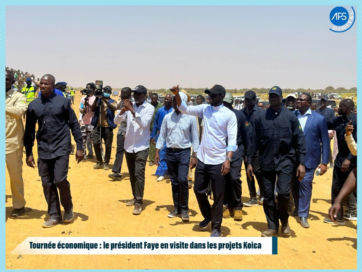 Tournée économique : le président Faye en visite dans les projets Koica