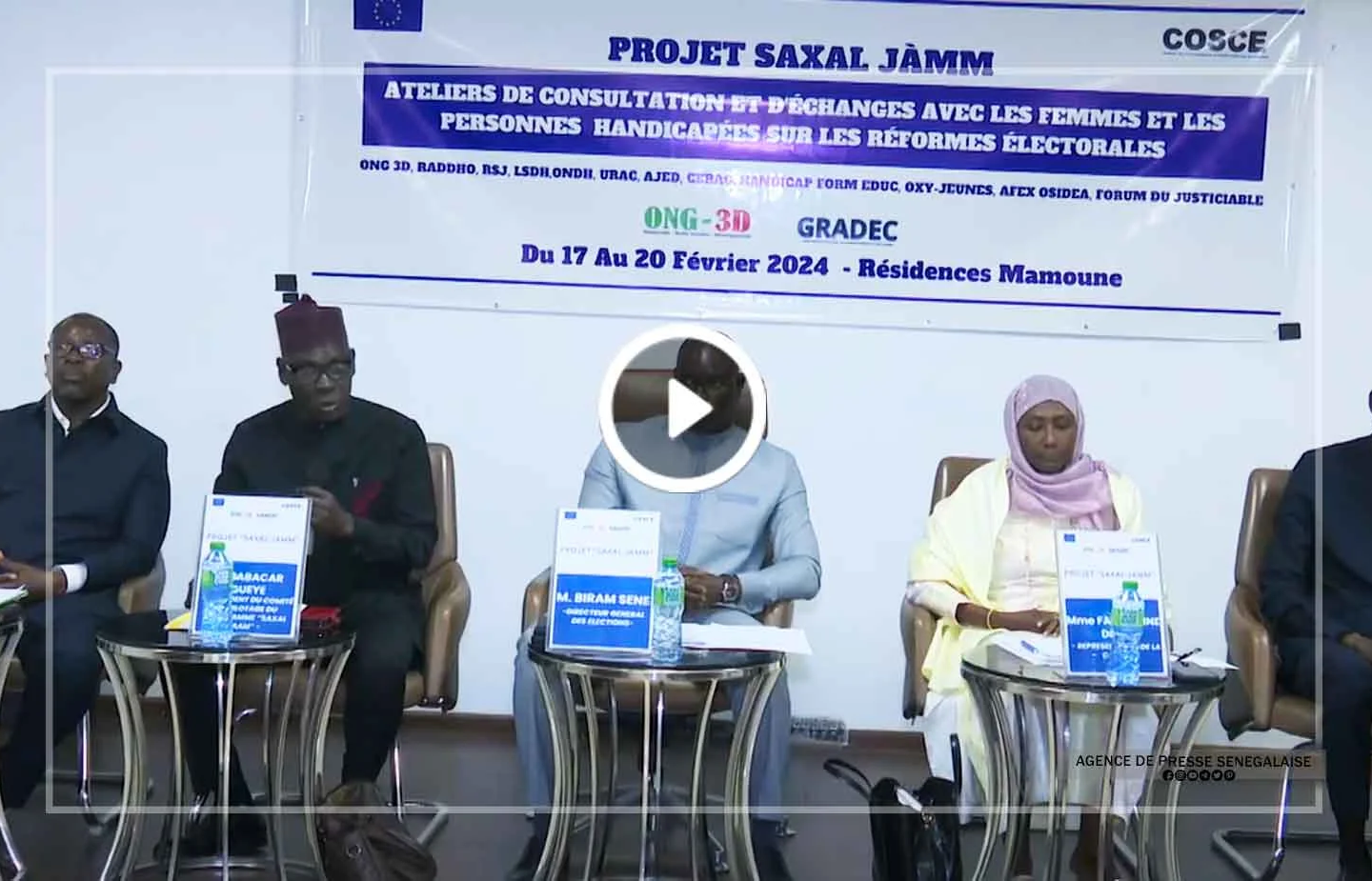 Projet Saxal Jam : le GRADEC s’engage pour une meilleure représentativité des couches vulnérables les instances électives