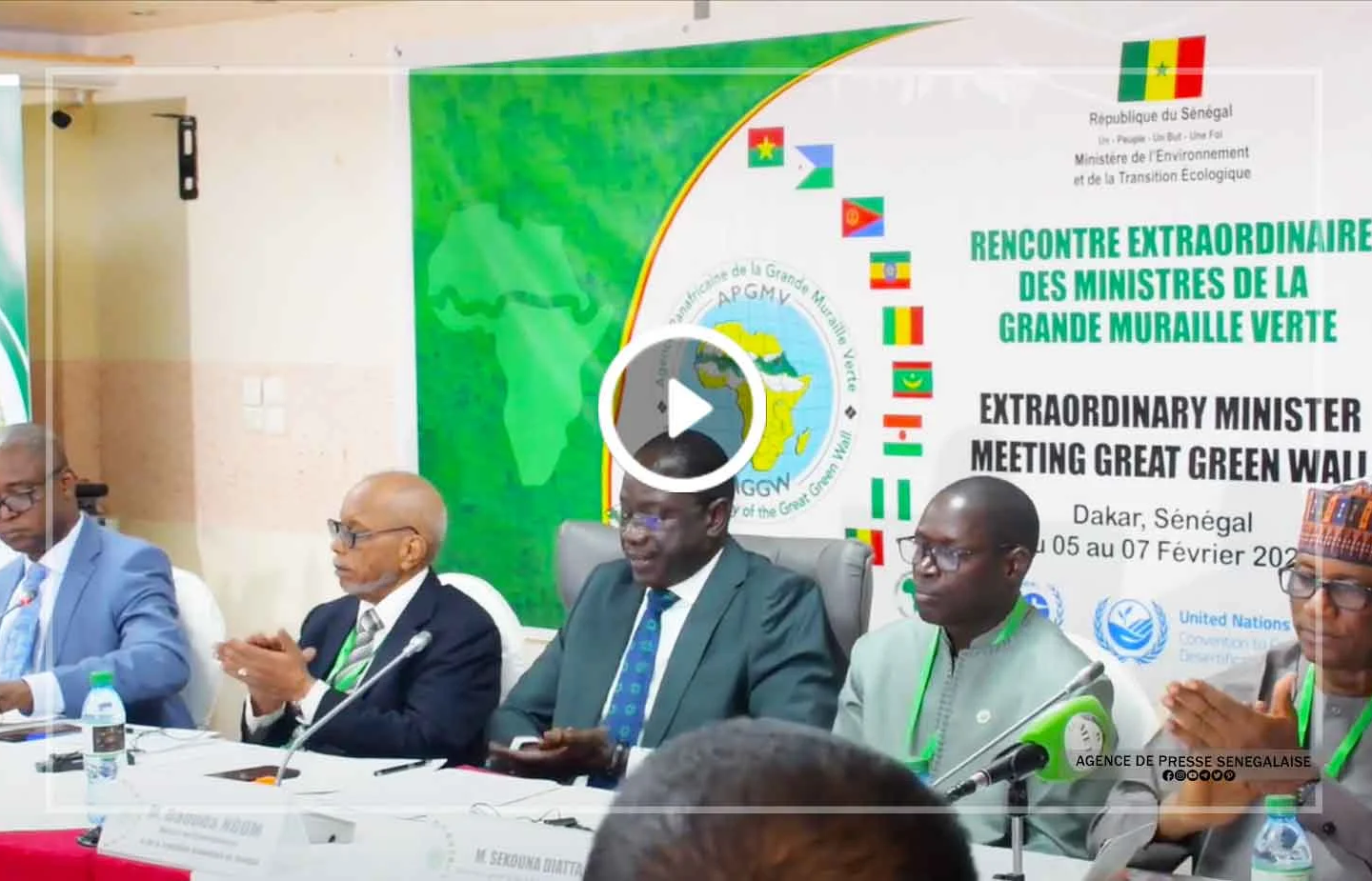 Grande muraille verte : Dakar accueille la session extraordinaire du conseil des ministres