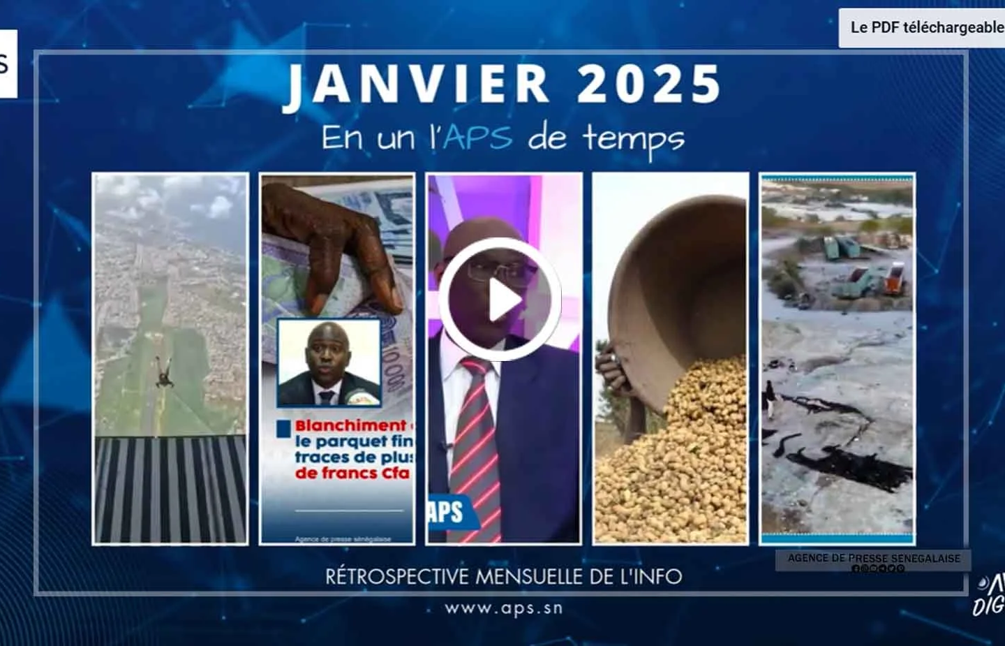 Janvier 2025, en un l’APS de temps : rétrospective de l’actualité et des contenus phares au Sénégal