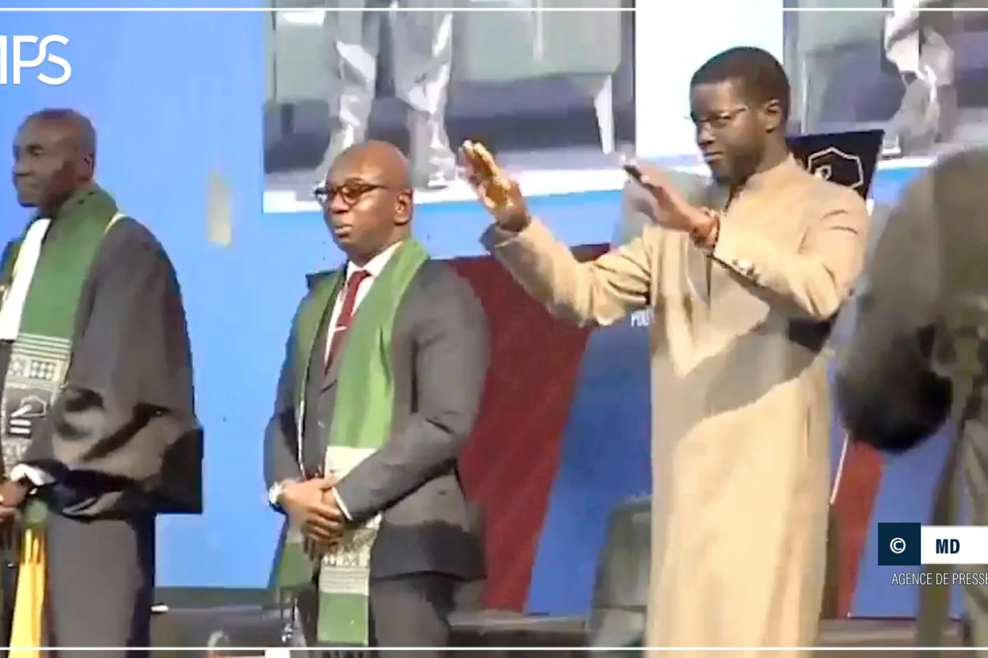 Bassirou Diomaye Faye à la cérémonie de remise du Grand Prix du chef de l’État pour l’enseignant