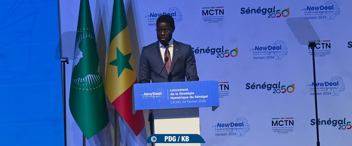“New deal technologique” : Bassirou Diomaye Faye appelle à miser sur des solutions technologiques locales