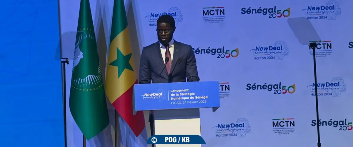 Le New Deal technologique permettra de lutter contre la corruption et l’évasion fiscale, selon Bassirou Diomaye Faye