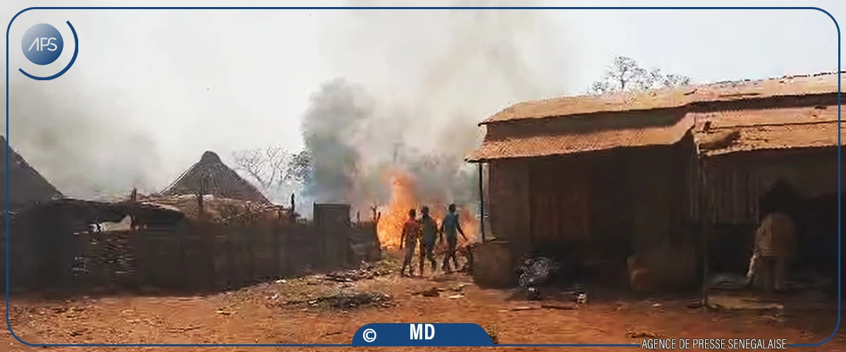 Kédougou : une partie du village de Bantako ravagé par un incendie
