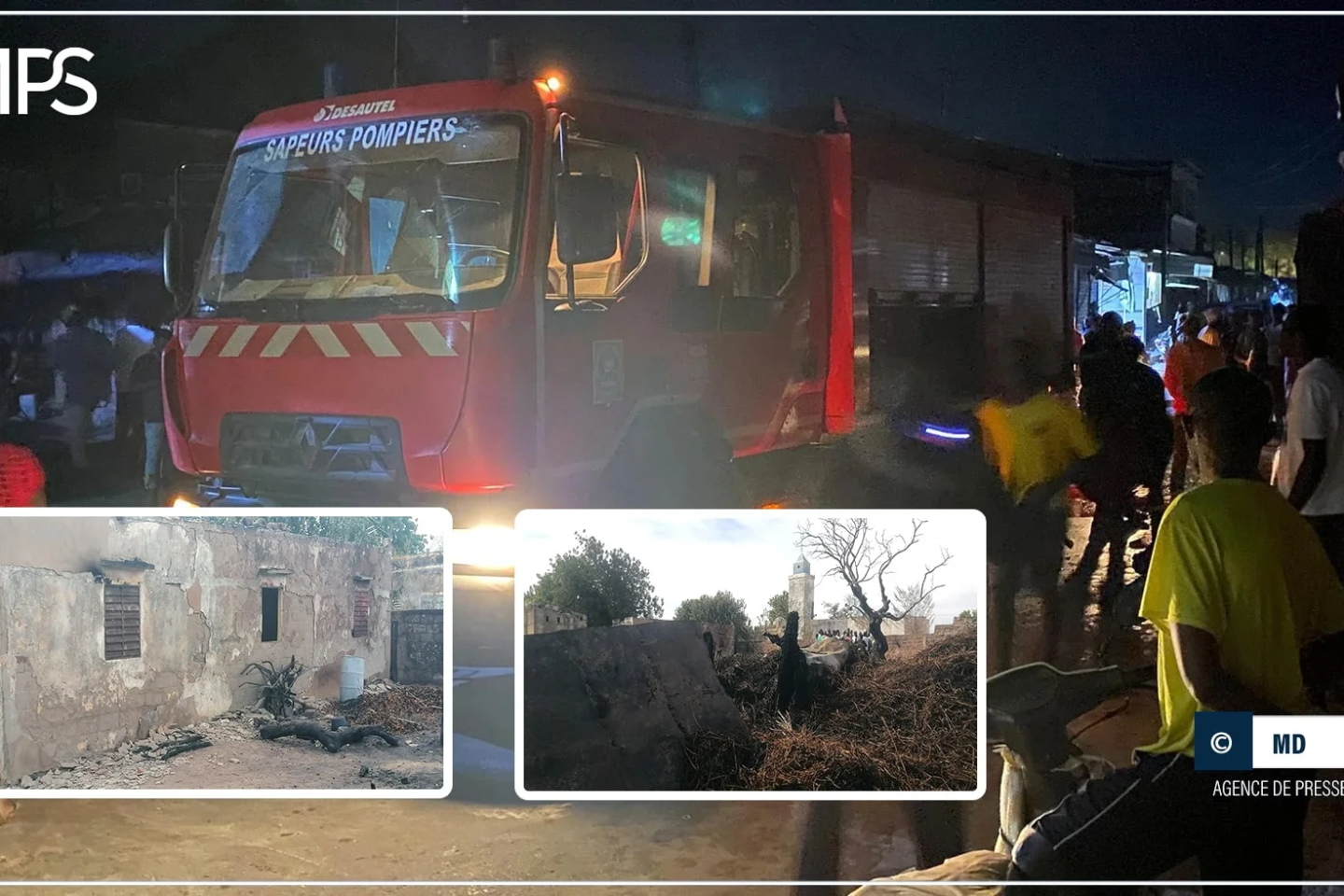 Ziguinchor : un incendie ravage trois cantines au marché Saint-Maur