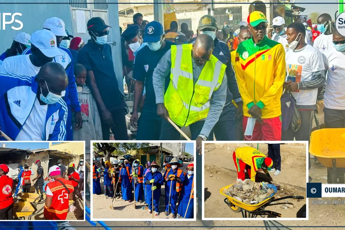 Setal Sunu Reew : à Diourbel, les opérations de nettoiement lancées au marché Ndoumbé Diop