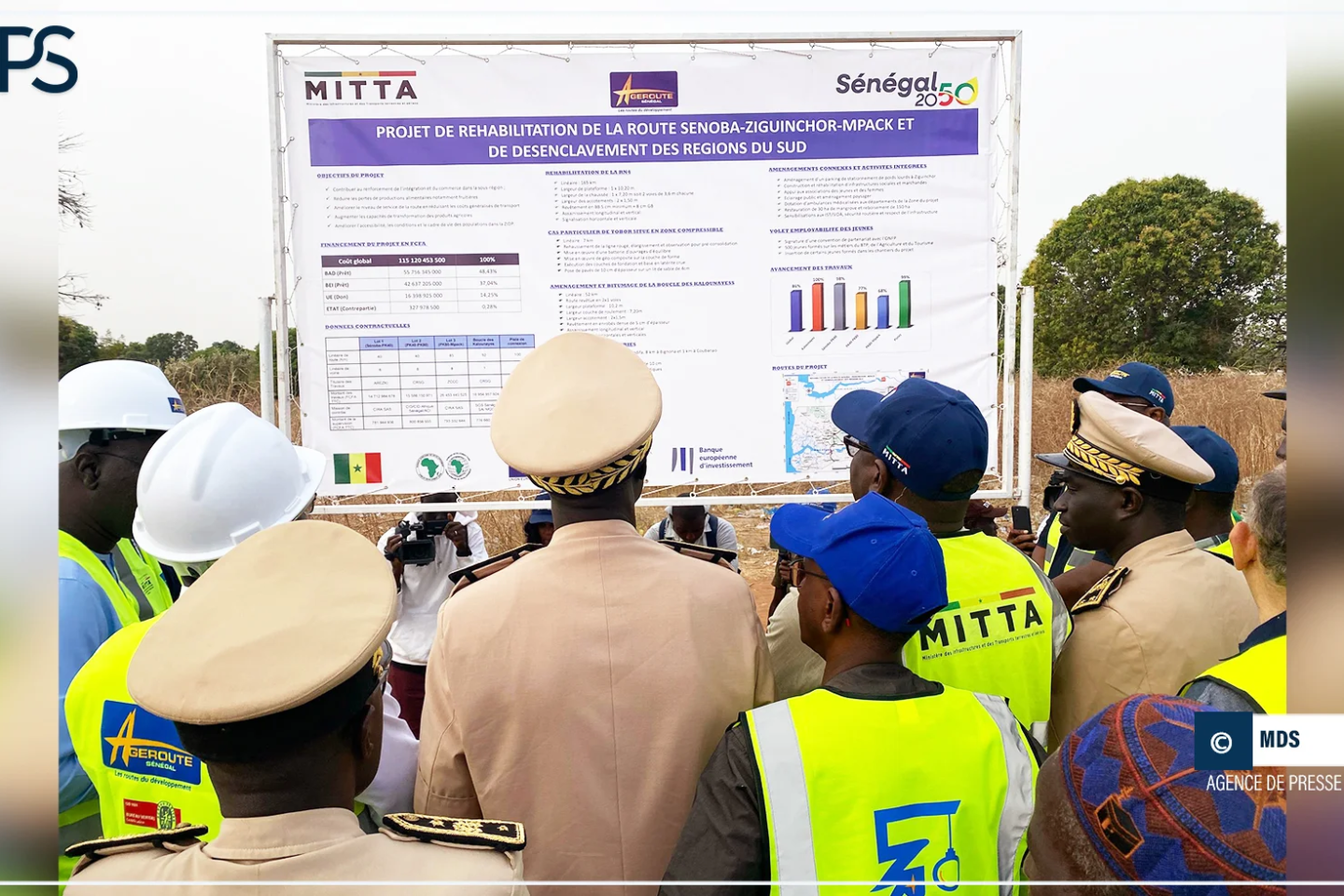 La route reliant Sénoba, Ziguinchor et Mpack sera bien livrée cette année, selon Yankhoba Diémé