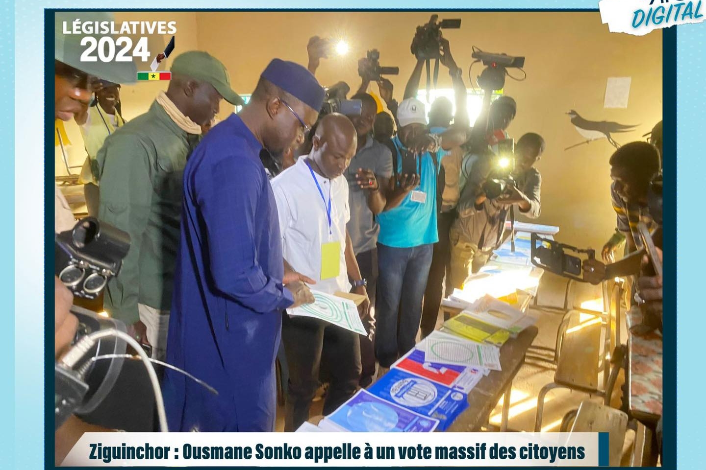 Ziguinchor : Ousmane Sonko appelle à un vote massif des citoyens