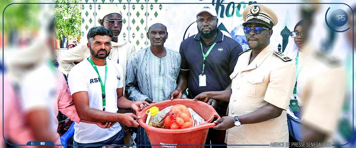 Dagana : près de 3 000 kits alimentaires offerts à des habitants de la commune de Mbane