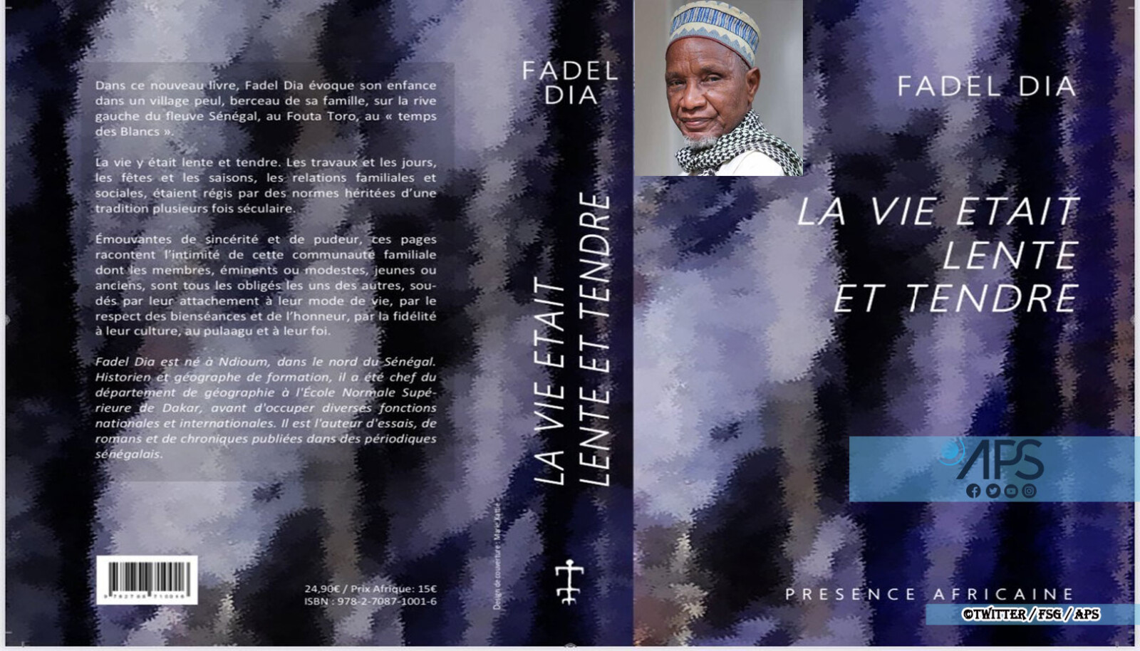 Fadel Dia présente son nouveau livre, vendredi prochain