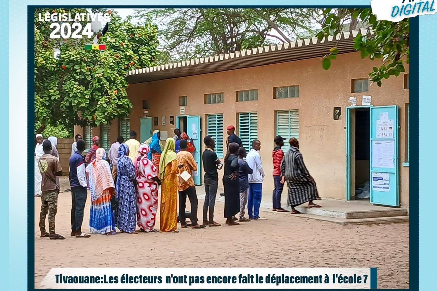 Tivaouane : Les électeurs  n’ont pas encore fait le déplacement à  l’école 7