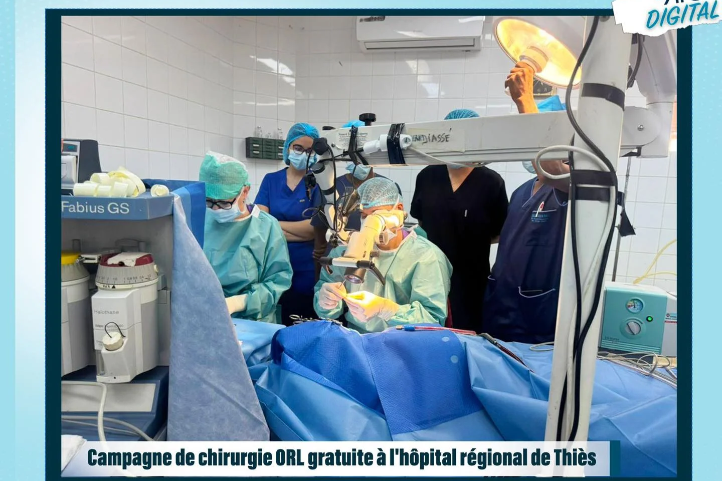 Campagne de chirurgie ORL gratuite à l’hôpital régional de Thiès