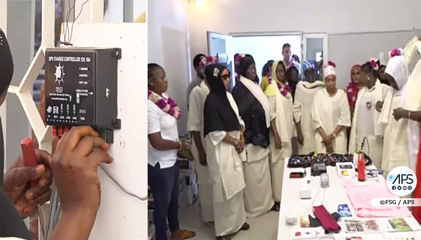 Une dizaine de femmes formées aux techniques de l’électrification solaire
