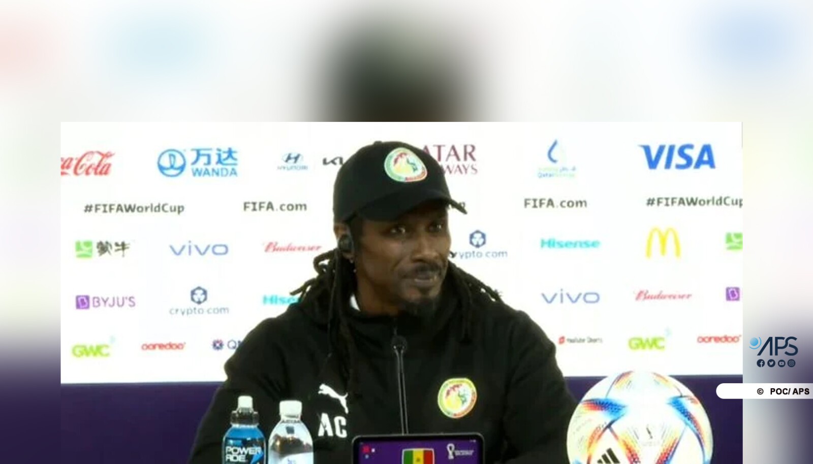 Victoire devant le Brésil : Aliou Cissé ''satisfait et fier'' de ’’la grosse performance tactique’’ des Lions