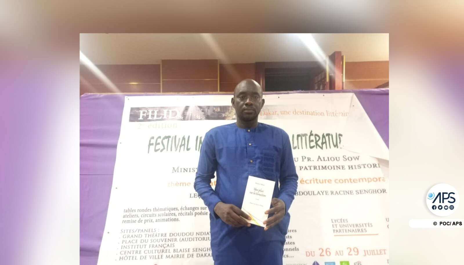 Moussa Ndour publie le recueil de poésie intitulé ''Une pluie sur la termitière''