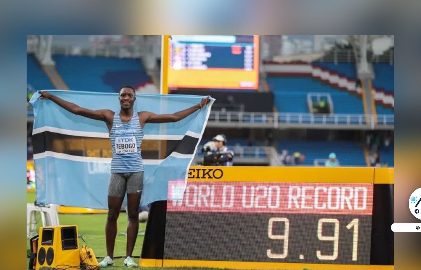 Mondiaux d’athlétisme : le Botswanais Letsile Tebogo, vice-champion du monde du 100m