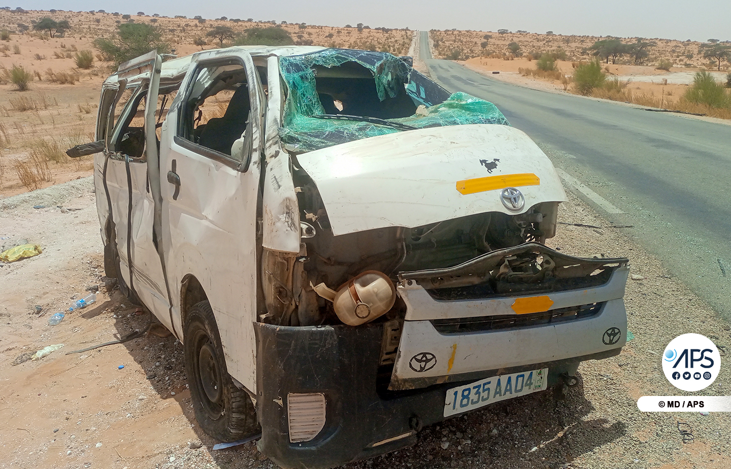 Mauritanie : deux morts dans l’accident d’un bus convoyant des électeurs