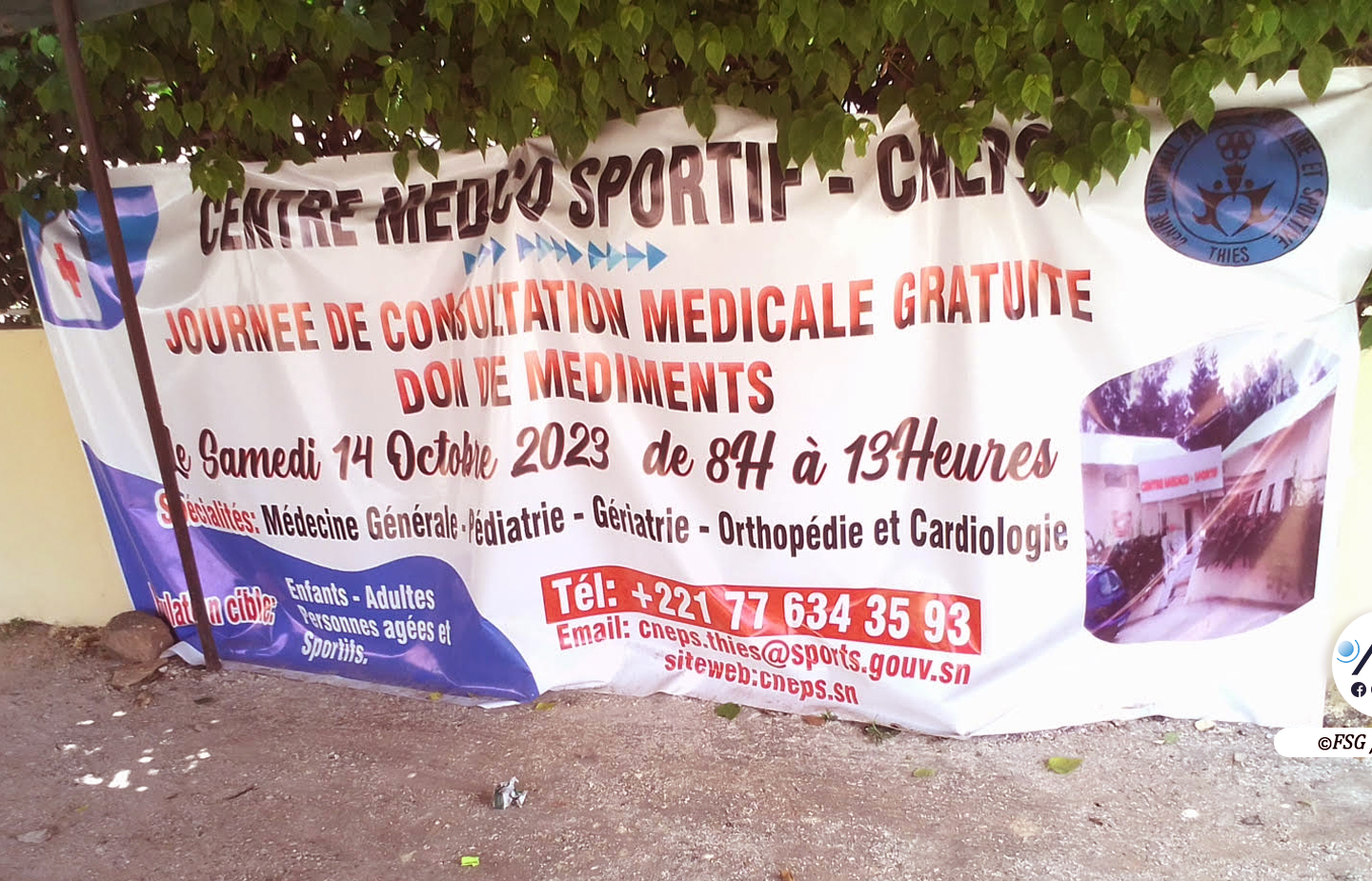 Le centre médicosportif du CNEPS de Thiès relance ses activités par des consultations médicales gratuites
