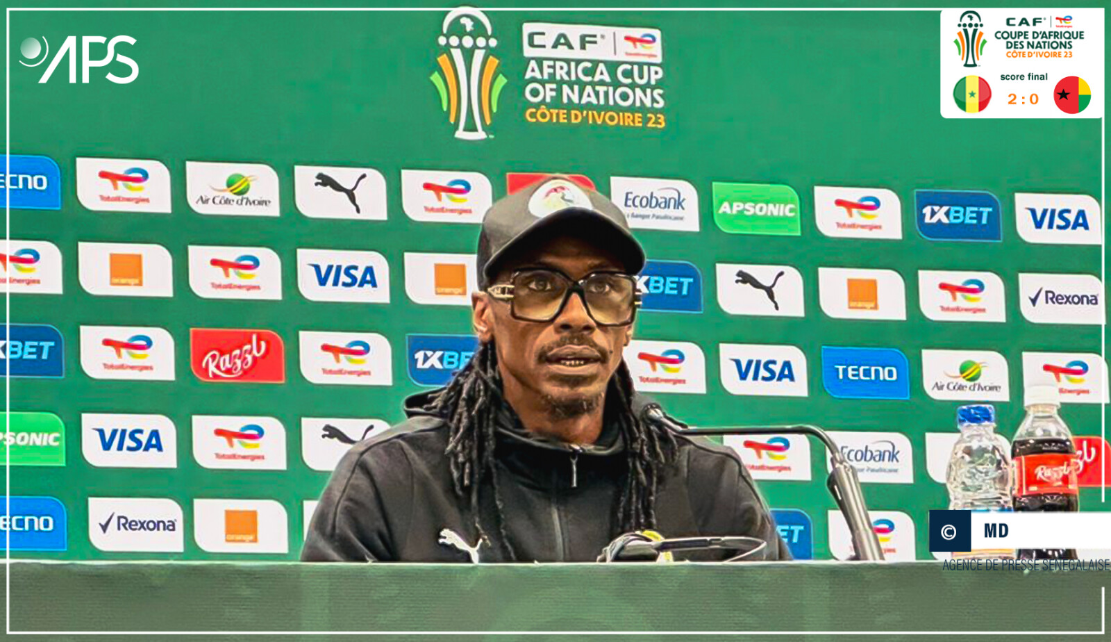CAN 2023 : Aliou Cissé satisfait de la prestation de son équipe sur les trois matchs