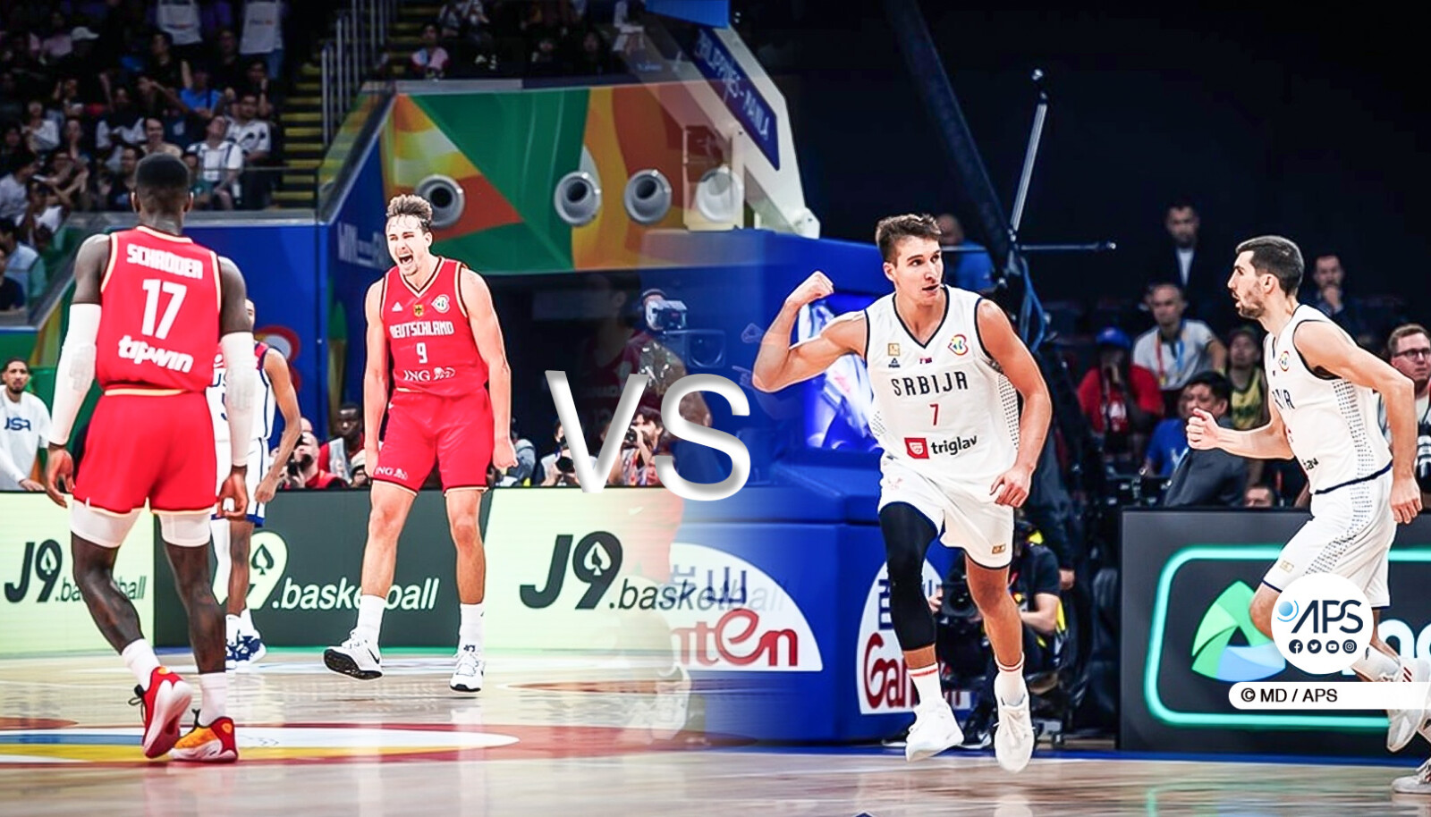 Coupe du monde de basket : Allemagne-Serbie, affiche de la finale