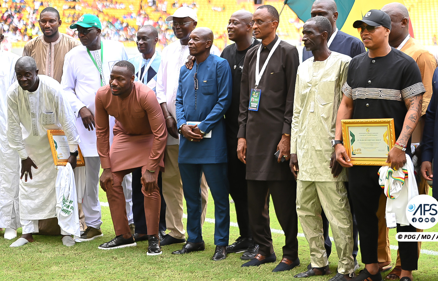 Finale Coupe du Sénégal : d’anciennes gloires de 1968, 1986 et 2002 honorées par la FSF