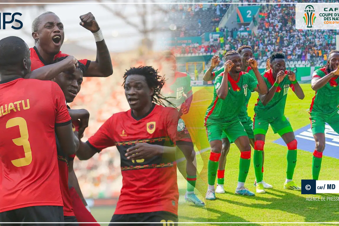 CAN : l’Angola et le Burkina Faso prennent la tête du groupe D
