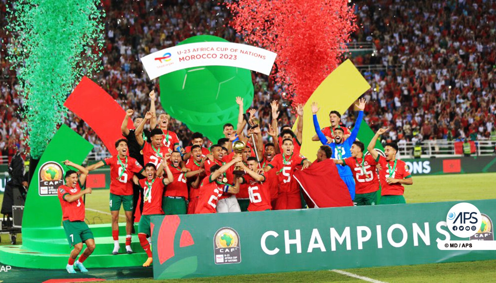 CAN U23 : les Lions de l'Atlas remportent le premier trophée de leur histoire