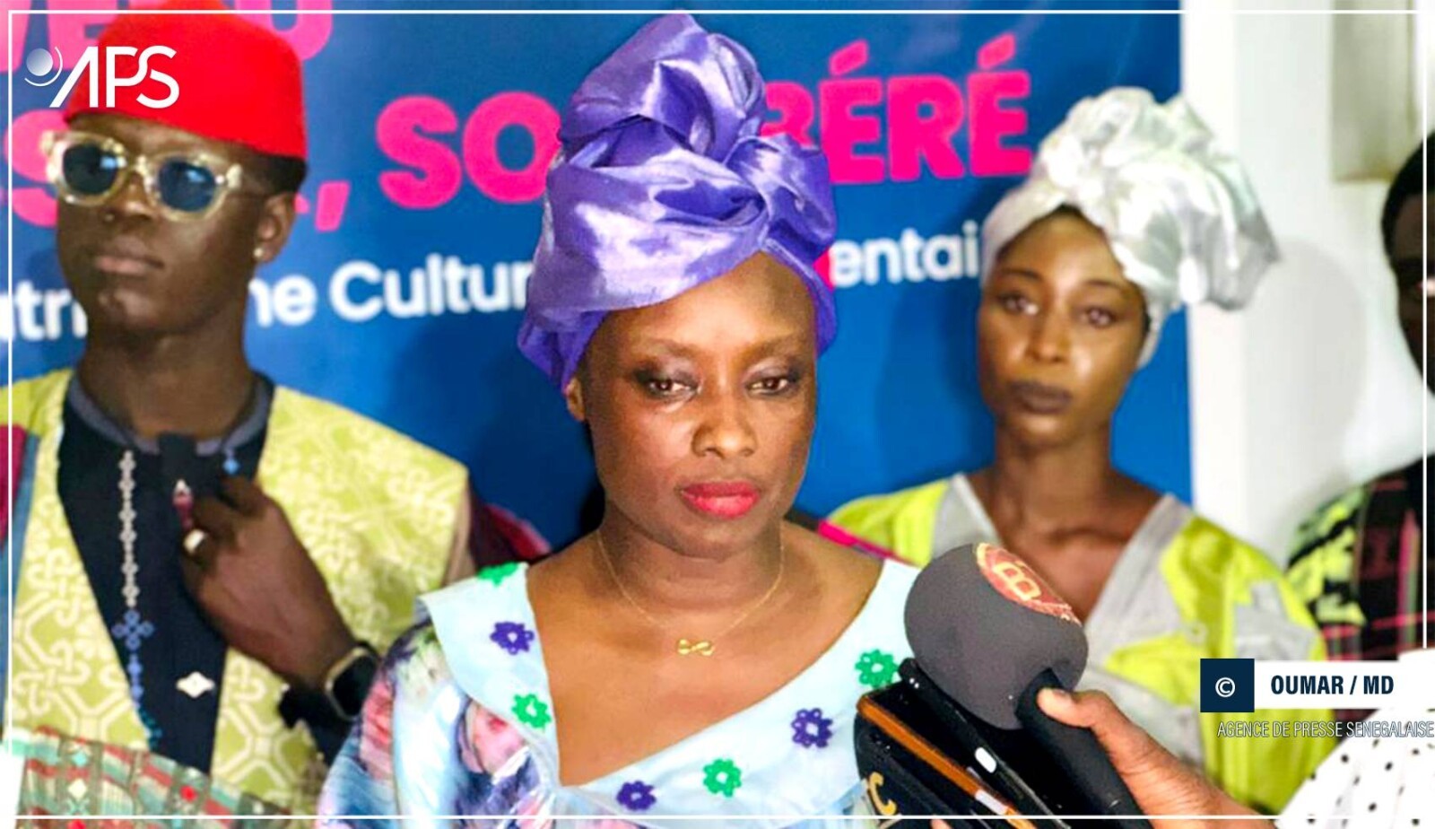 Dak’Art : une exposition de tenues traditionnelles et de foulards de tête au centre culturel régional de Diourbel