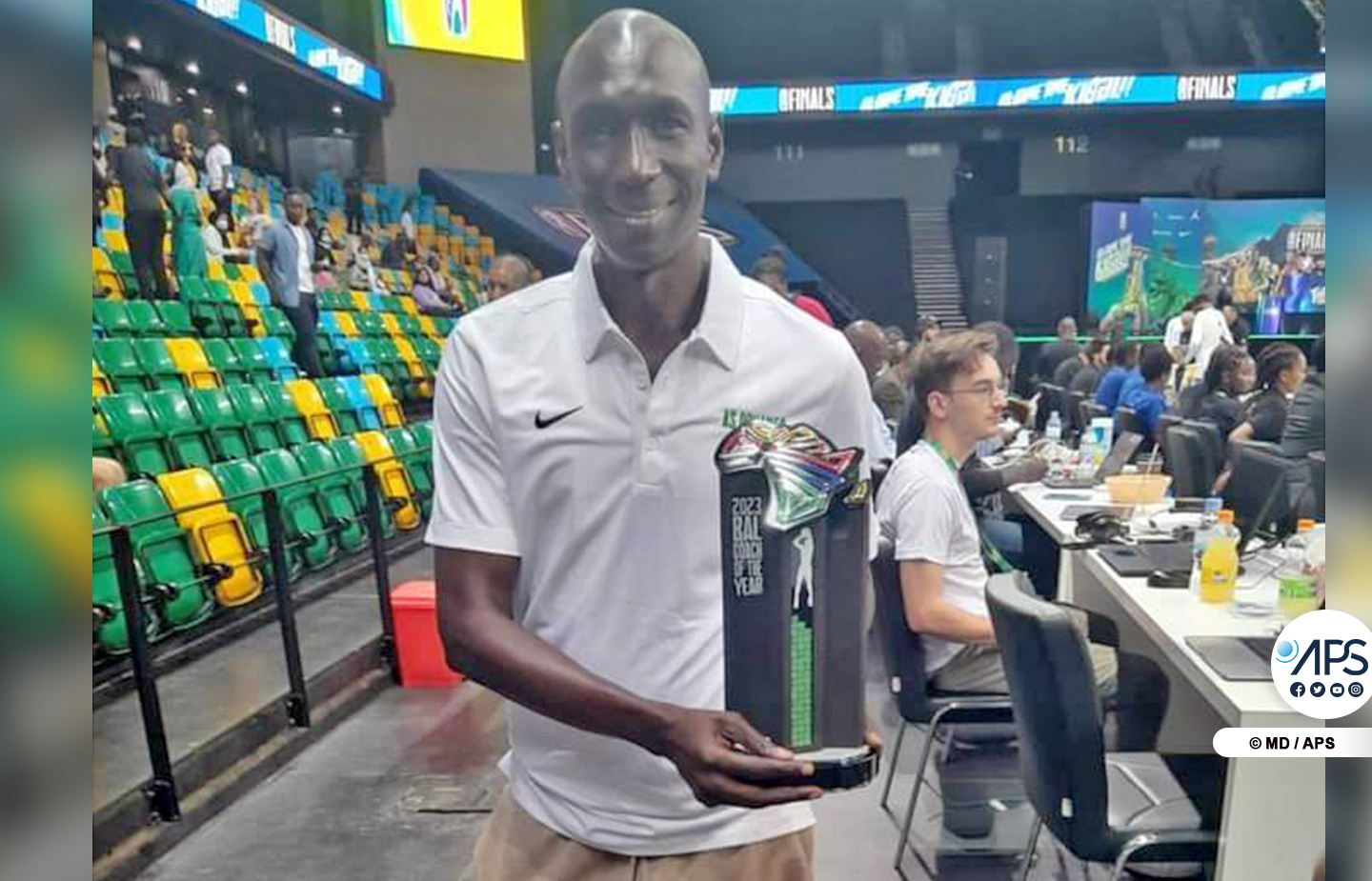 Mamadou Guèye ”Pabi”, meilleur entraîneur de la BAL 2023