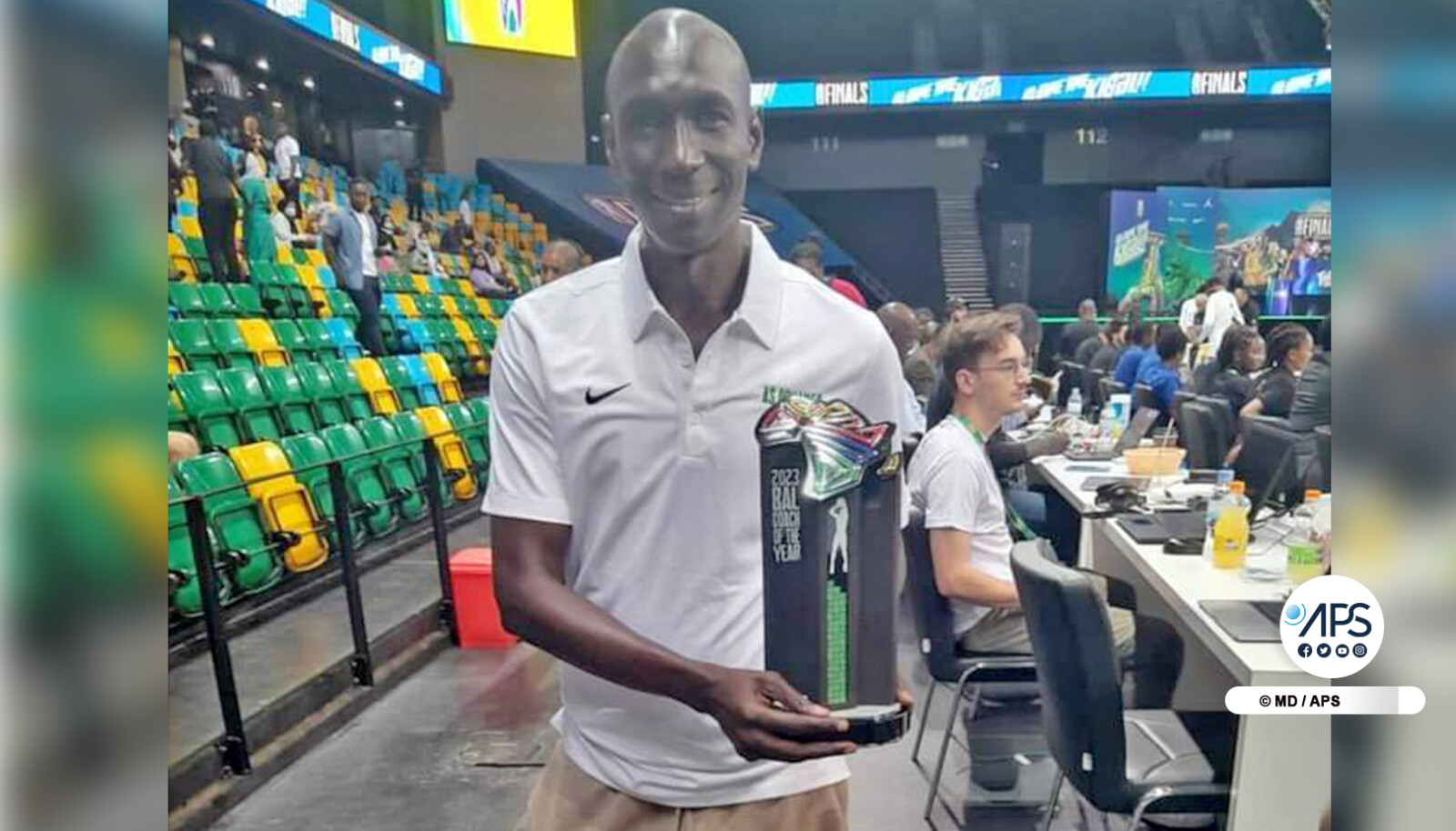 Mamadou Guèye ''Pabi'', meilleur entraîneur de la BAL 2023