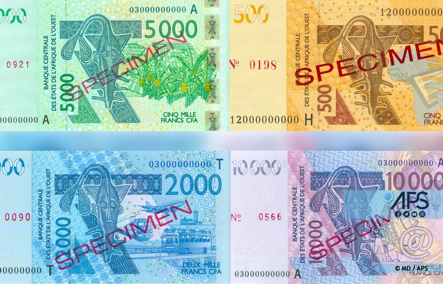 Les lettres mentionnées sur ses billets de banque servent à autre chose qu’à une authentification, selon la BCEAO